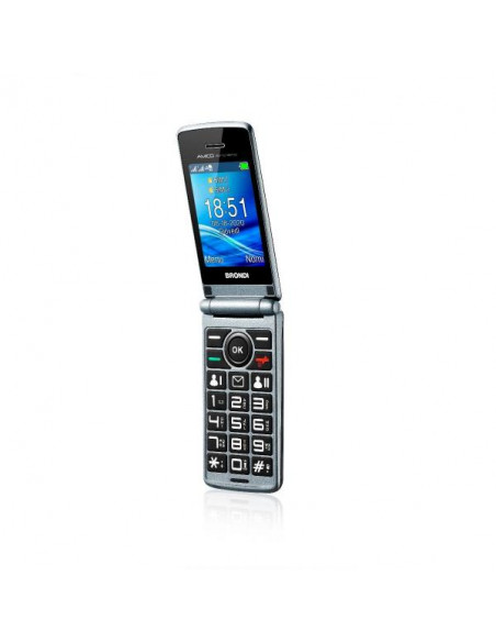 Brondi Amico Sincero 6,1 cm (2.4") Nero Telefono per anziani