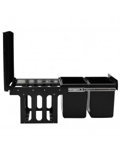 Cestino Estraibile per Mobile Cucina Chiusura Ammortizzata 36L