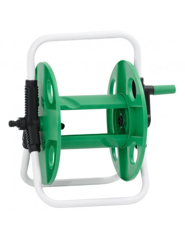 Carrello Avvolgitubo Autonomo Tubo Flessibile 45 m 1/2" Acciaio