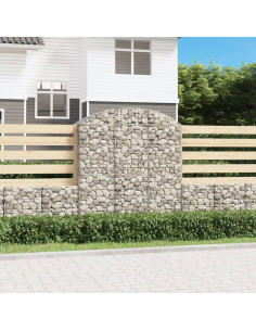 Cesto Gabbione ad Arco 150x50x160/180 cm in Ferro Zincato