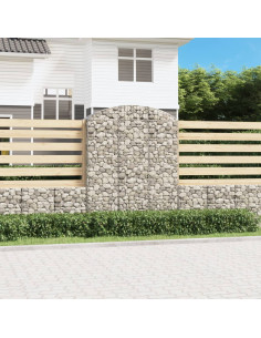 Cesto Gabbione ad Arco 150x50x180/200 cm Ferro Zincato