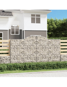 Cesto Gabbione ad Arco 300x30x160/180 cm Ferro Zincato