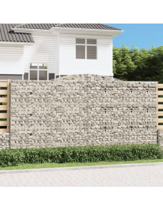 Cesto Gabbione ad Arco 400x50x200/220 cm Ferro Zincato