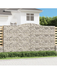 Cesto Gabbione ad Arco 400x50x220/240 cm Ferro Zincato