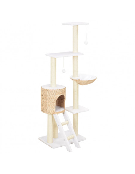 Albero per Gatti con Tiragraffi in Sisal Seagrass