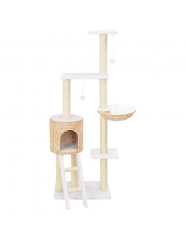 Albero per Gatti con Tiragraffi in Sisal Seagrass