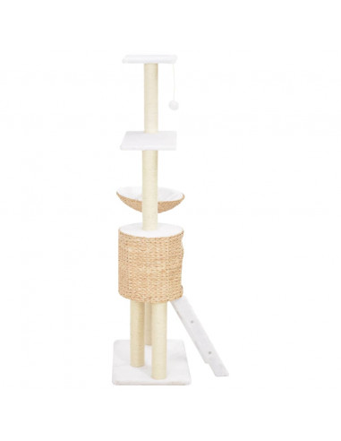 Albero per Gatti con Tiragraffi in Sisal Seagrass