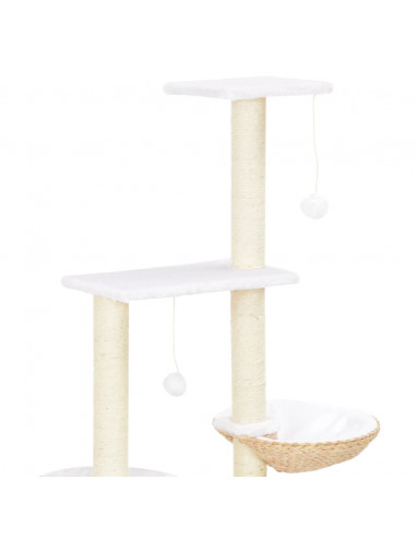 Albero per Gatti con Tiragraffi in Sisal Seagrass