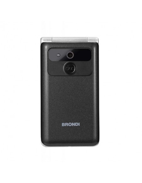 Brondi Amico Prezioso 4,5 cm (1.77") Nero, Metallico Telefono cellulare basico
