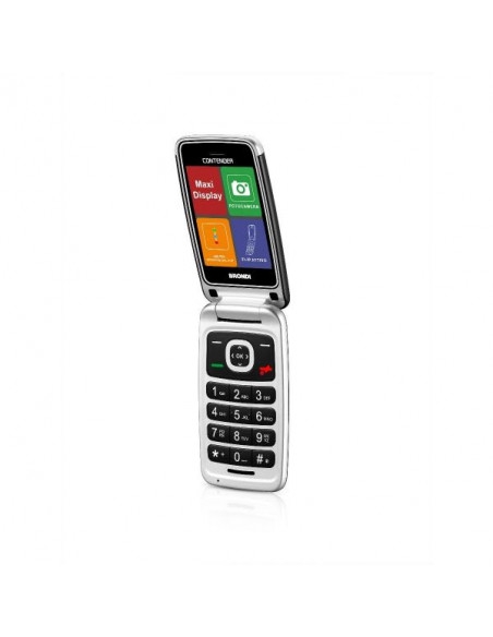 Brondi Contender 7,62 cm (3") Nero Telefono per anziani