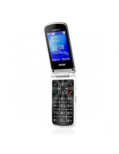 Brondi President 7,62 cm (3") 130 g Bianco Telefono cellulare basico