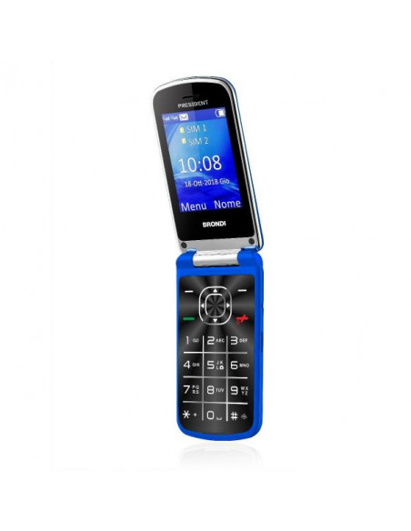 Brondi President 7,62 cm (3") 130 g Blu Telefono cellulare basico