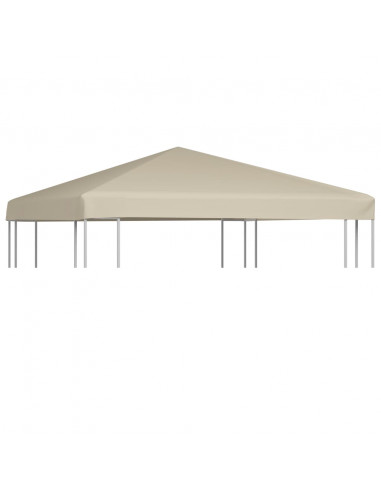 Tetto per Gazebo 310 g/m² 3x3 m Beige