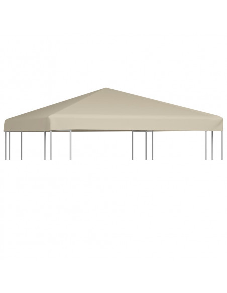Tetto per Gazebo 310 g/m² 3x3 m Beige
