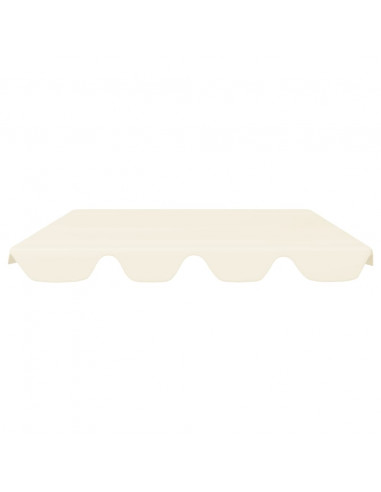 Baldacchino per Dondolo Giardino Crema 188/168x145/110 cm