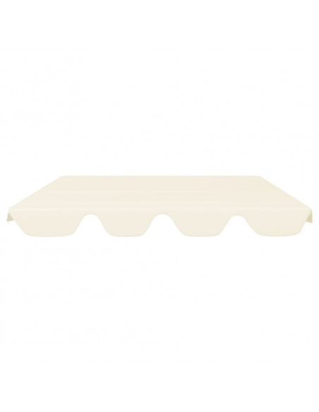 Baldacchino per Dondolo Giardino Crema 188/168x145/110 cm