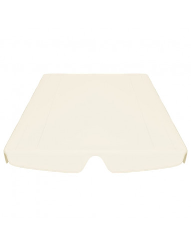 Baldacchino per Dondolo Giardino Crema 188/168x145/110 cm