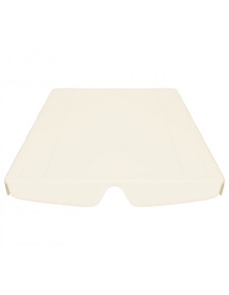 Baldacchino per Dondolo Giardino Crema 188/168x145/110 cm