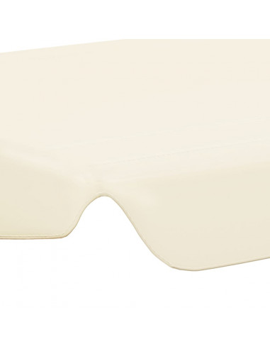 Baldacchino per Dondolo Giardino Crema 188/168x145/110 cm