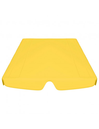 Baldacchino per Dondolo Giardino Giallo 188/168x145/110 cm
