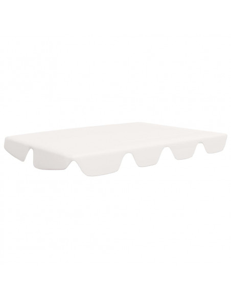 Baldacchino per Dondolo Giardino Bianco 188/168x145/110 cm