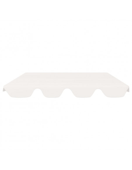 Baldacchino per Dondolo Giardino Bianco 188/168x145/110 cm