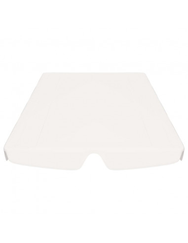 Baldacchino per Dondolo Giardino Bianco 188/168x145/110 cm