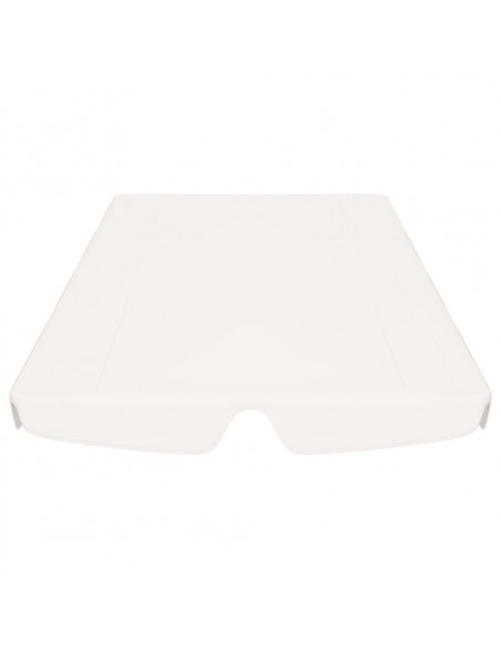 Baldacchino per Dondolo Giardino Bianco 188/168x145/110 cm
