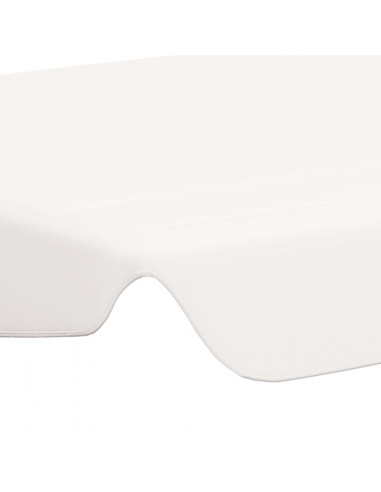 Baldacchino per Dondolo Giardino Bianco 188/168x145/110 cm