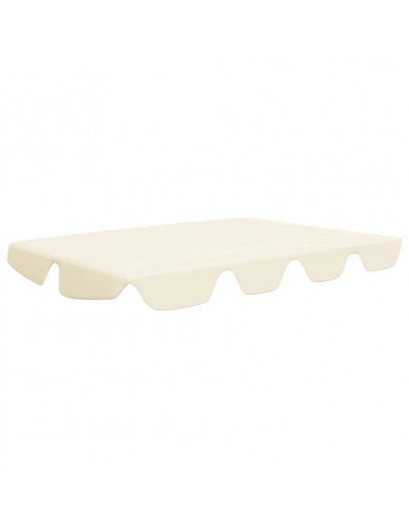 Baldacchino per Dondolo Giardino Crema 150/130x105/70 cm