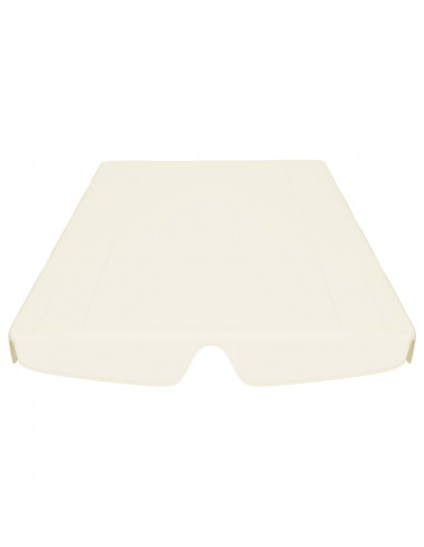 Baldacchino per Dondolo Giardino Crema 150/130x105/70 cm