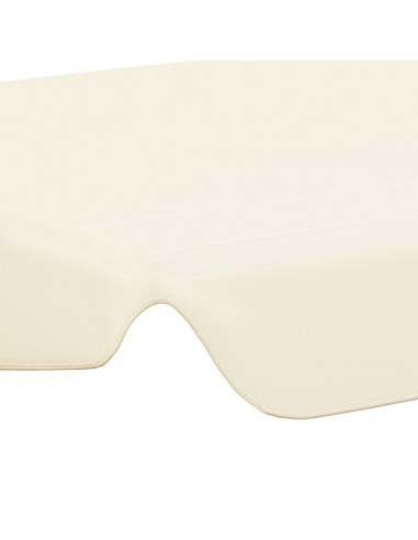 Baldacchino per Dondolo Giardino Crema 150/130x105/70 cm