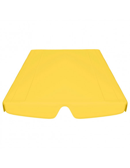 Baldacchino per Dondolo Giardino Giallo 150/130x105/70 cm
