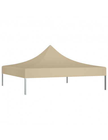 Tetto per Tendone per Feste 3x3 m Beige 270 g/m²