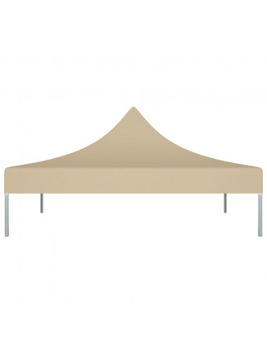 Tetto per Tendone per Feste 3x3 m Beige 270 g/m²