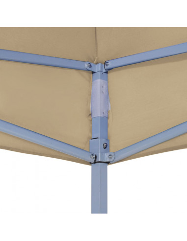 Tetto per Tendone per Feste 3x3 m Beige 270 g/m²