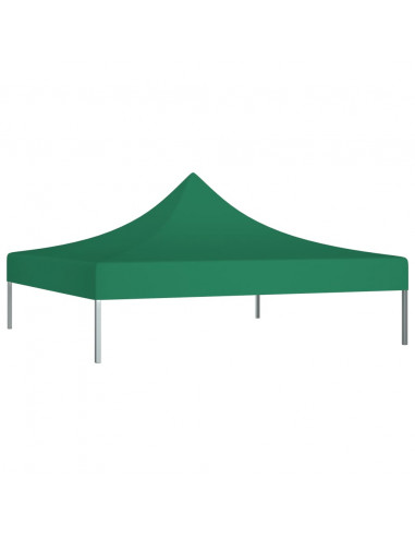 Tetto per Tendone per Feste 3x3 m Verde 270 g/m²