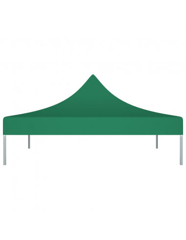 Tetto per Tendone per Feste 3x3 m Verde 270 g/m²