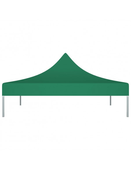Tetto per Tendone per Feste 3x3 m Verde 270 g/m²