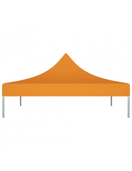 Tetto per Tendone per Feste 3x3 m Arancione 270 g/m²