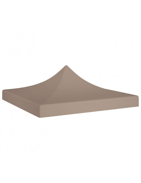 Tetto per Tendone per Feste 3x3 m Grigio Talpa 270 g/m²