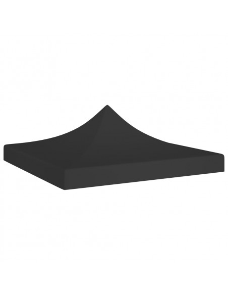 Tetto per Tendone per Feste 3x3 m Nero 270 g/m²