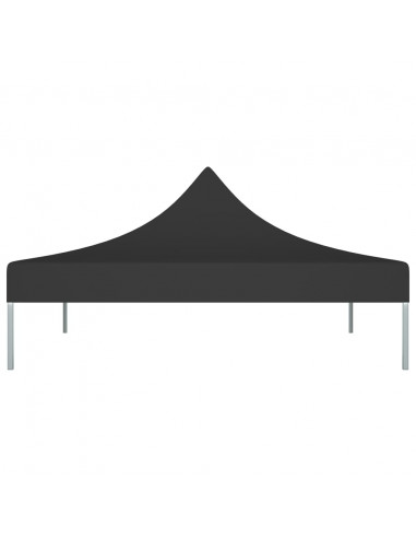 Tetto per Tendone per Feste 3x3 m Nero 270 g/m²