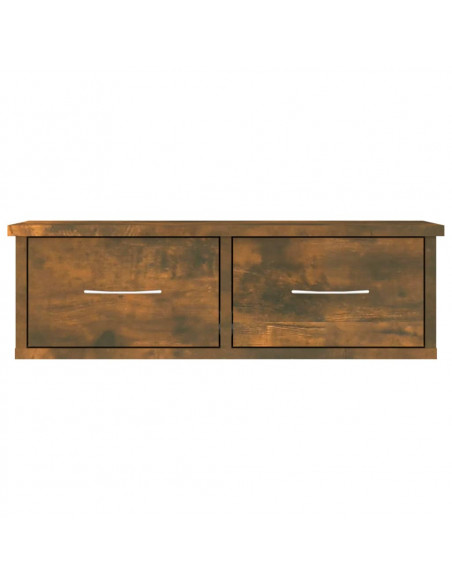 Armadietto Parete Rovere Fumo 60x26x18,5cm Legno Ingegnerizzato
