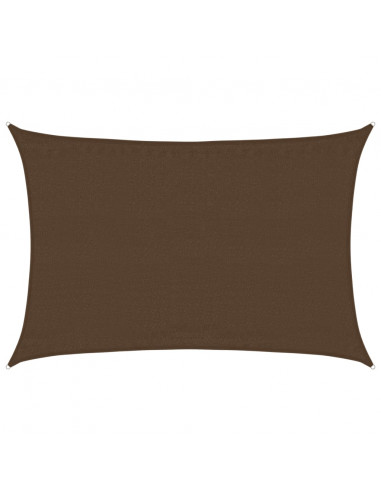 Vela Parasole 160 g/m² Marrone 3,5x5 m in HDPE