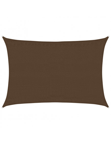 Vela Parasole 160 g/m² Marrone 3,5x5 m in HDPE