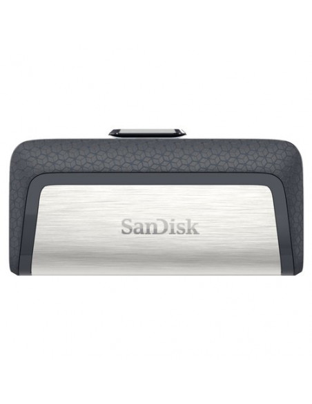 Chiavetta USB Sandisk SDDDC2 064G G46 ULTRA Dual Type C Nero e Argento