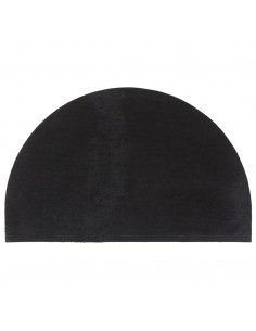 Zerbino Nero Mezzo Rotondo 50x80 cm Fibra di Cocco 2