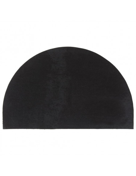 Zerbino Nero Mezzo Rotondo 50x80 cm Fibra di Cocco