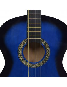 Chitarra Classica per Principianti Blu 4/4 39" in Tiglio